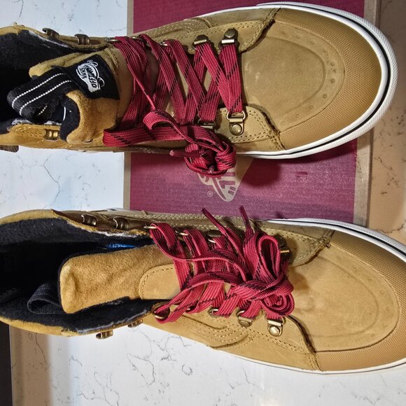 VANS Sk8-Hi DR MTE-2 Waterproof Hiking Boots TAN SIZE 8 MENS WOMENS 9.5 NEW - Picture 3 of 13